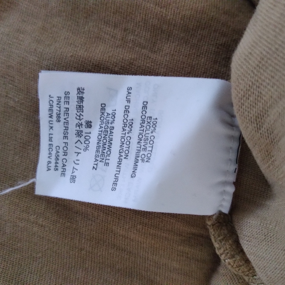J  crew women tee shirt 100% cotton in size XS - Picture 8 of 8